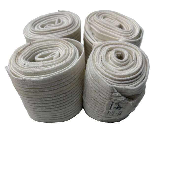 CNT 3096J Saratgo Bandage Polo Wraps White Set of 4