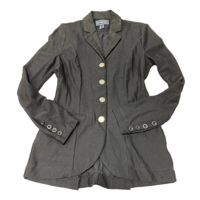 CNT 3095AA BVertigo Mesh Show Coat Black 8