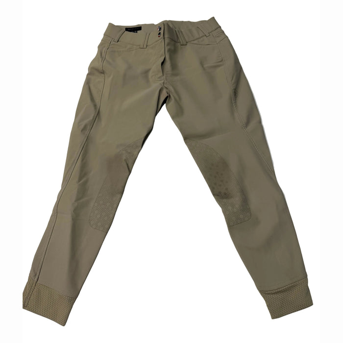 CNT 3097U Ariat Pro Silicone Knee Patch Breeches Tan 32R