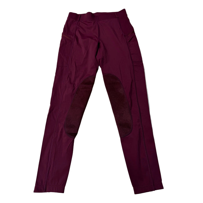 CNT 3097S Willit Knee Patch Tights Maroon Medium