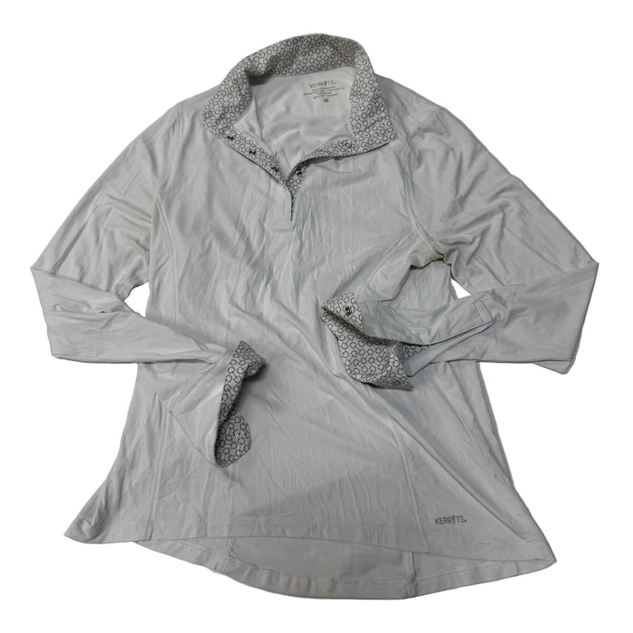 CNT 3097L Kerrits Long Sleeve Shirt White Medium
