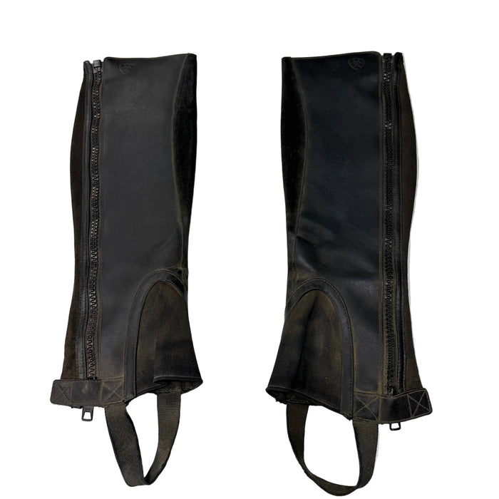 CNT 3097E Ariat Scout Half Chaps Black Small Tall