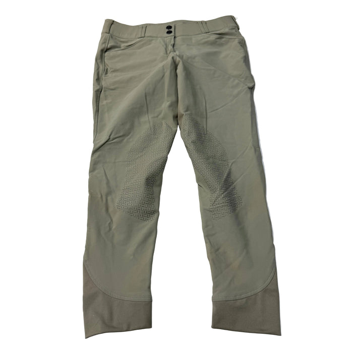 CNT 3102B Tredstep Silicone Knee Patch Breeches Tan 30