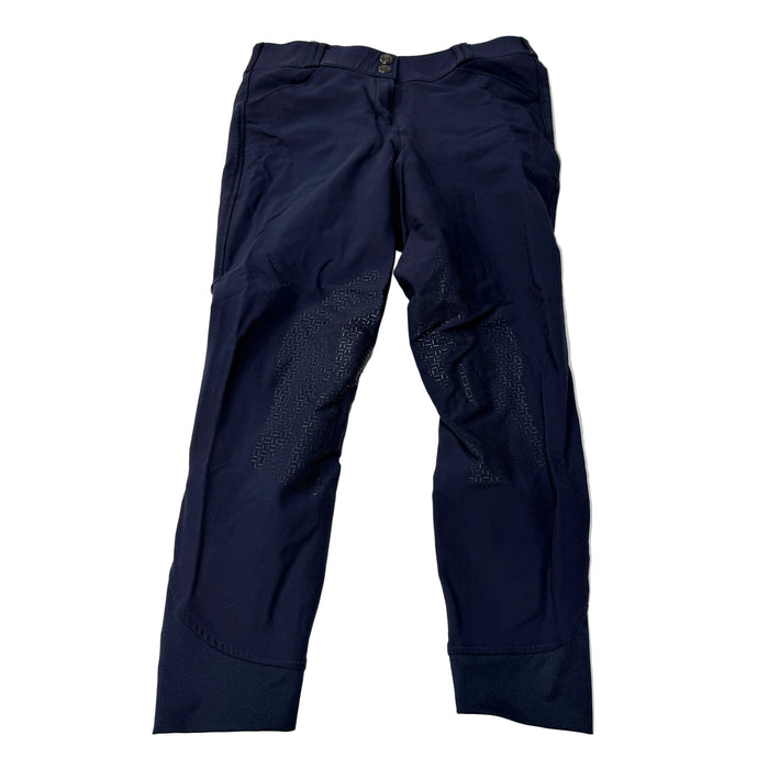 CNT 3102J Tredstep Silicone Knee Patch Breeches Navy 30