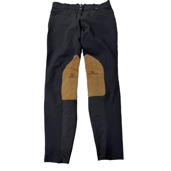 CNT 3102N Romfh Knee Patch Breeches Black 30L