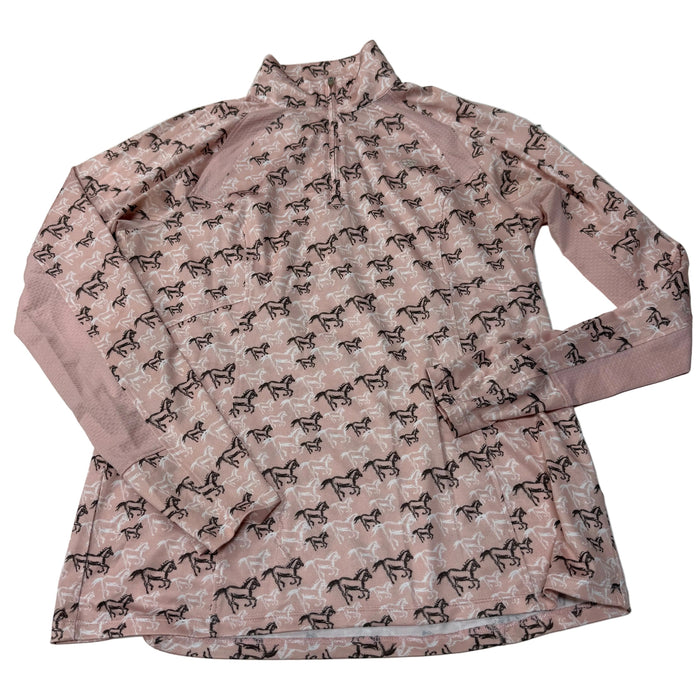 CNT 3102U Ariat Long Sleeve Sun Shirt Pink Medium