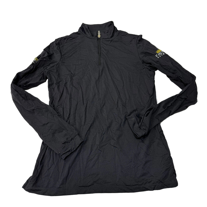CNT 3102X Kastel Denmark Long Sleeve Shirt Black "CSU Equestrian Team" Medium
