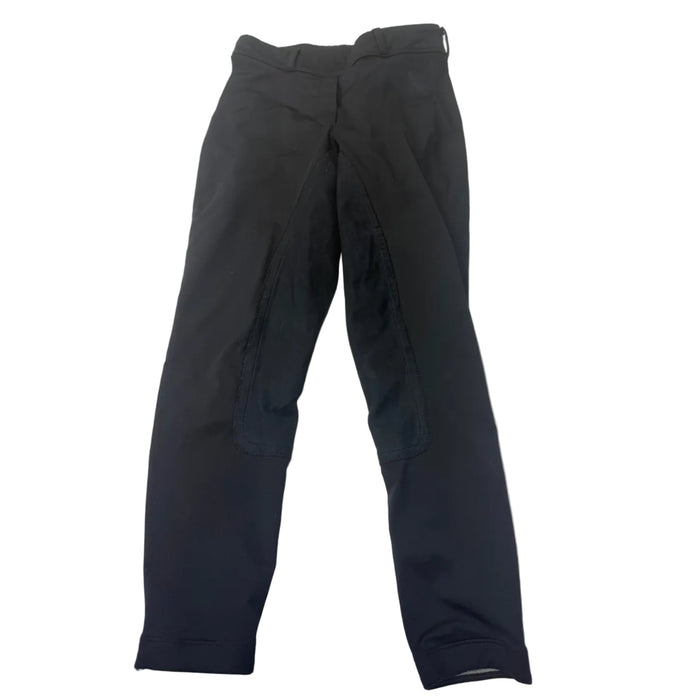 CNT 3077B Ariat Tek Fleeced Lined Full Seat Tights Black Large