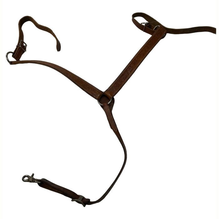 CNT 3109K Western Breastplate Leather Brown approx. Full