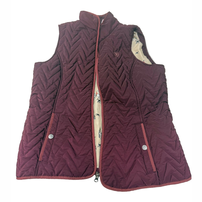 CNT 3101A Ariat Ashley Vest Wine Large