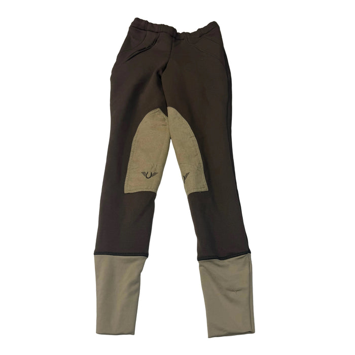 CNT 3079I Tuffrider Knee Patch Breeches Brown 24