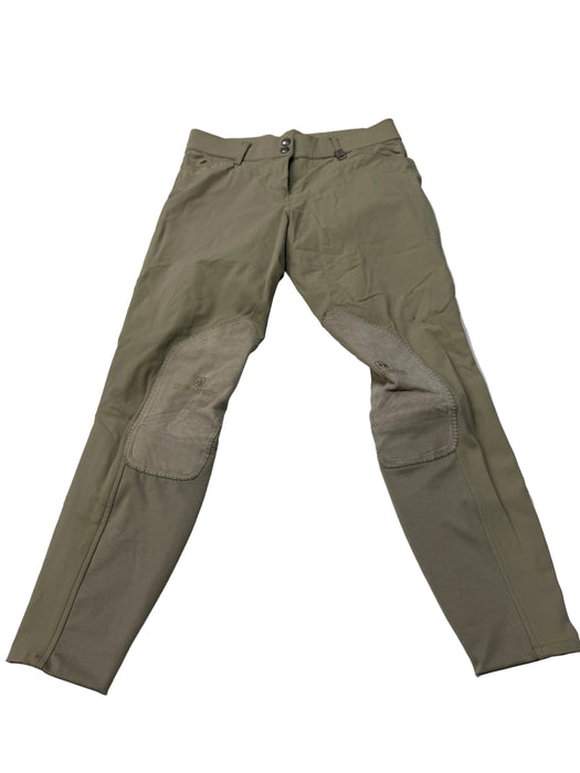 CNT 3114LL Romfh Knee Patch Breeches Tan 26R