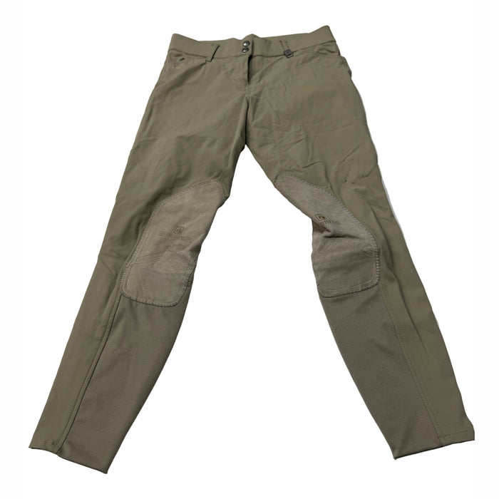 CNT 3114LL Romfh Knee Patch Breeches Tan 26R