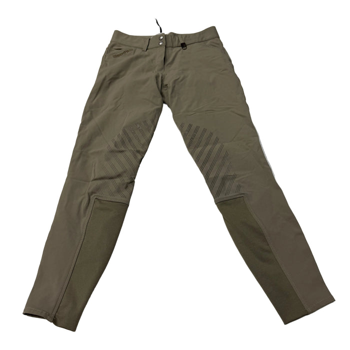 CNT 3114KK Romfh Silicone Knee Patch Breeches Dark Tan 26R