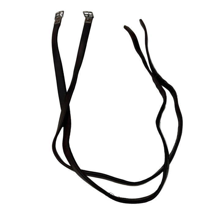 CNT 3114Q Prestige Stirrup Leathers Black 57"