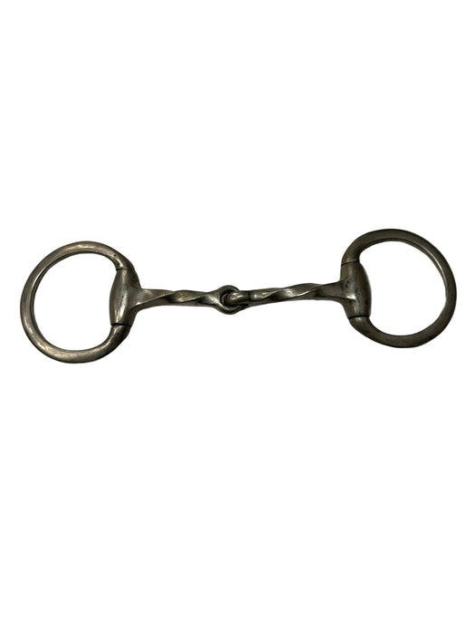 CNT 3114DD Eggbutt Slow Twist Single Jointed Snaffle 6"