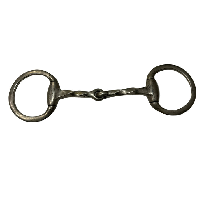 CNT 3114DD Eggbutt Slow Twist Single Jointed Snaffle 6"