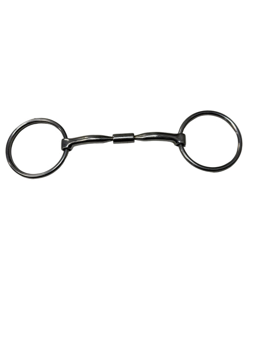CNT 3114BB Myler Loose Ring Roller Snaffle 5.5"