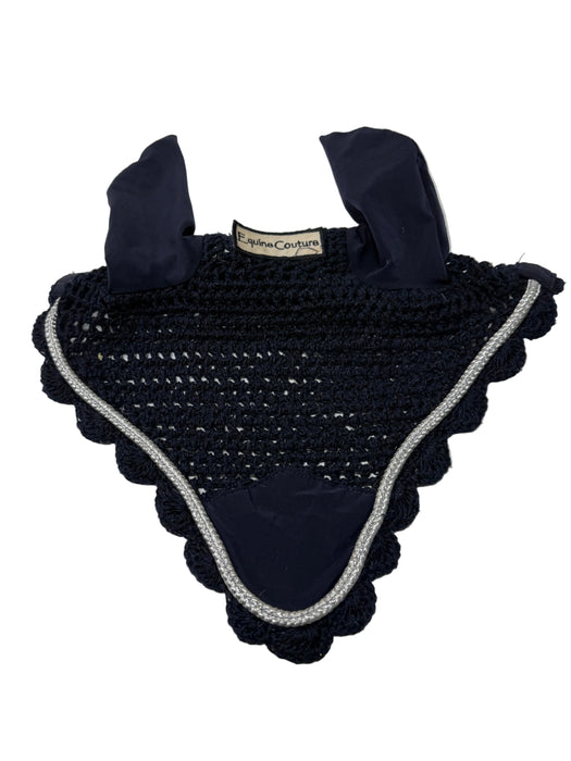 CNT 3114CCC Equine Couture Fly Veil Navy Full