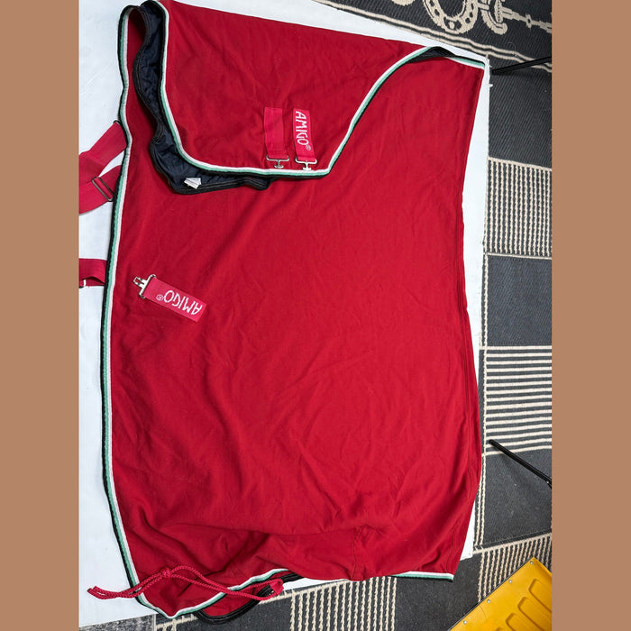 CNT 3114HHH Amigo Stable Sheet Red 78"