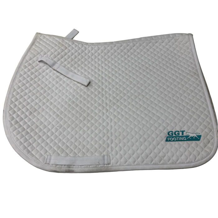 CNT 3114VV GGT Footing Saddle Pad Jump Saddle Pad White