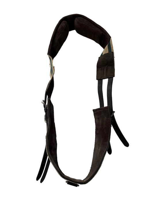 CNT 3116A Lunging Surcingle Green/White/Brown approx. Full