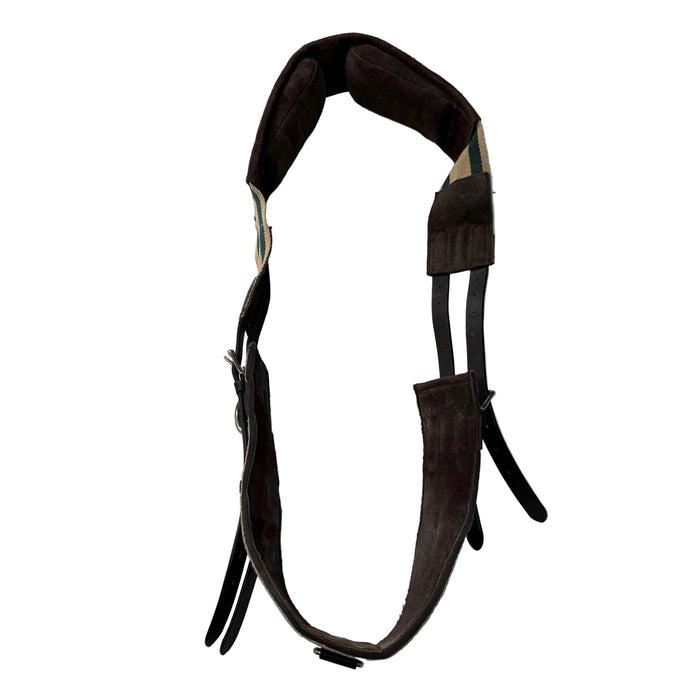 CNT 3116A Lunging Surcingle Green/White/Brown approx. Full