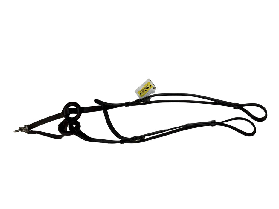 CNT 3115L Crown Bridle Work Donut Side Reins Brown Full (New)