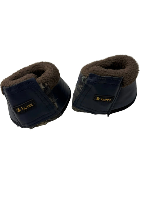 CNT 3115H Horze Fleeced Lined Bell Boots Navy Small
