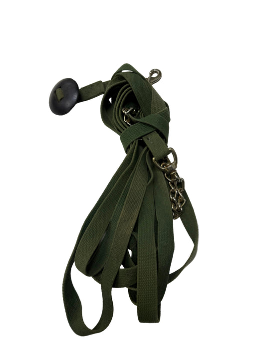 CNT 3115Q Lunge Line with Curb Chain Green