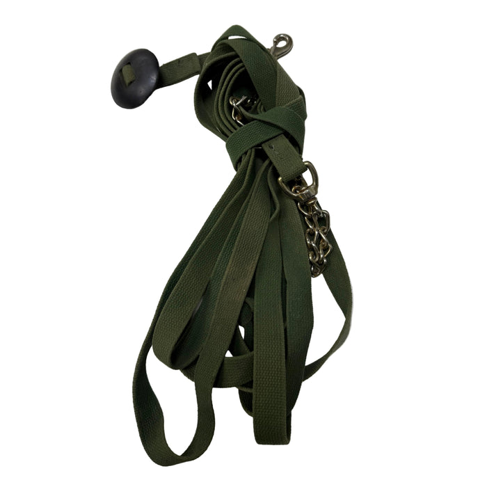 CNT 3115Q Lunge Line with Curb Chain Green