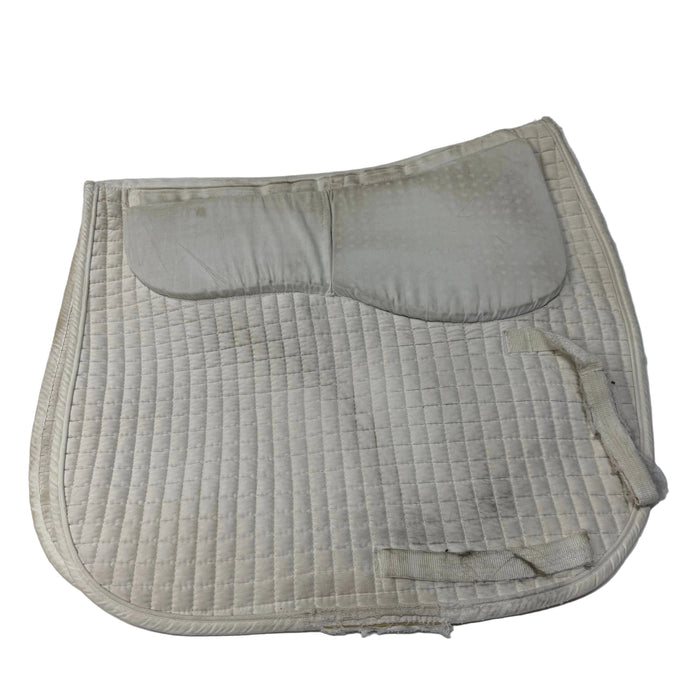 CNT 3120G Shimmable Dressage Saddle Pad White