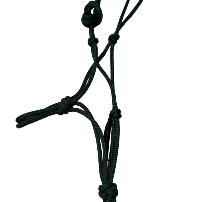 CNT 3119E Rope Halter Green approx. Full