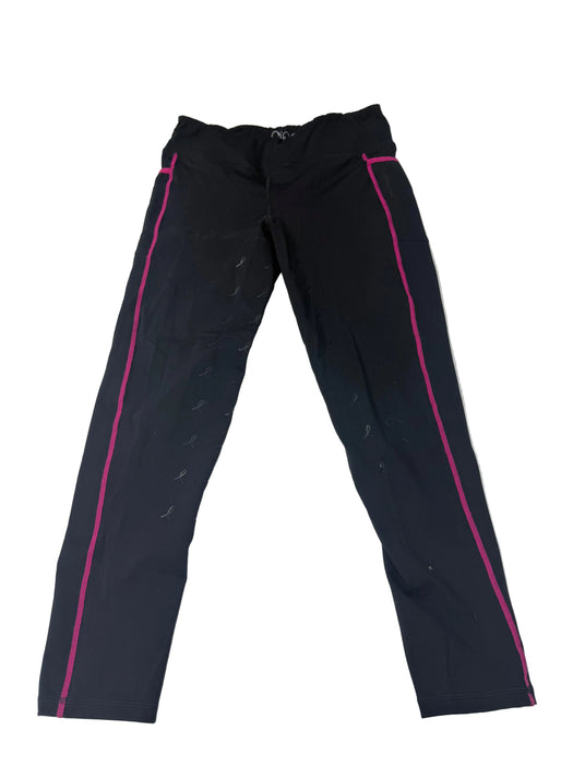 CNT 3128H Piper Silicone Full Seat Tights Black/Pink Large