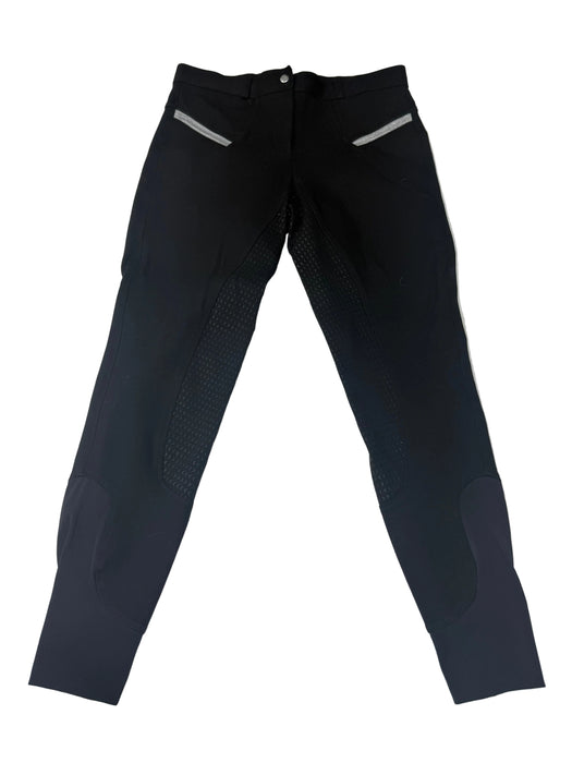 CNT 3128D HR Farm Silicone Full Seat Breeches Black 32