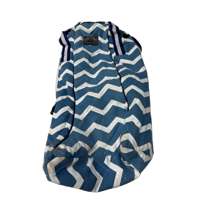 CNT 3126J Equine Couture Boot Bag Blue/White