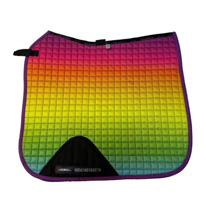 CNT 3134B Weatherbeeta Dressage Pad Rainbow Ombre