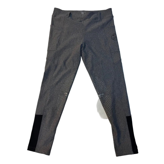 CNT 3134S Free Ride Silicone Knee Patch Breeches Grey XXL