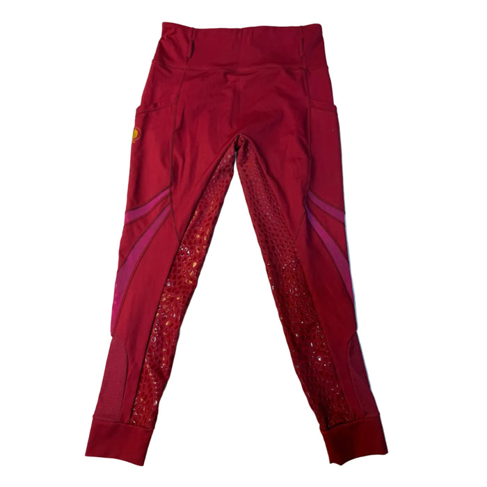 CNT 3134J Sync Silicone Full Seat Breeches Pink XXL
