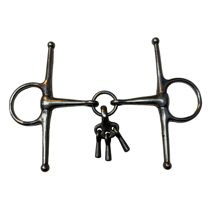 CNT 3139I Full Cheek Snaffle with Bit Keys 5.25"