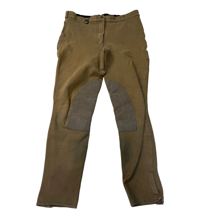 CNT 3146B Knee Patch Breeches Tan 30R