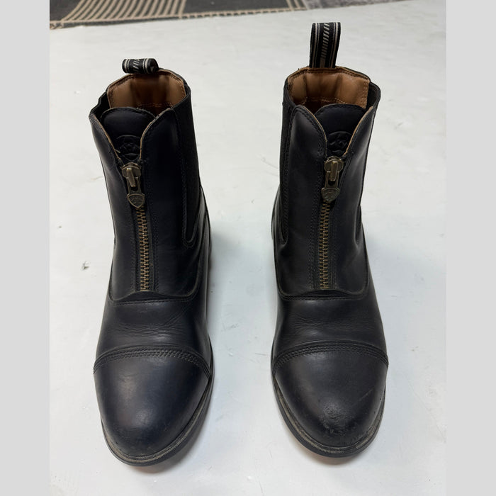 CNT 3147F Ariat Devon Zip Paddock Boots Black 8