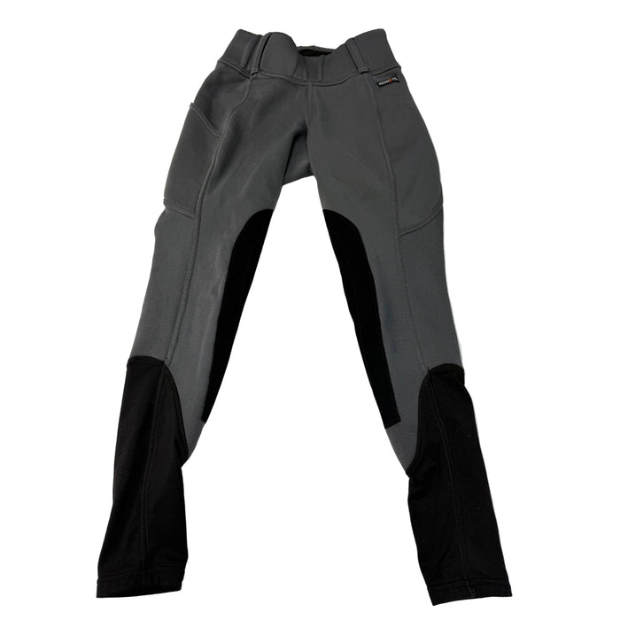 CNT 3148F Kerrits Fleeced Lined Knee Patch Grey XS