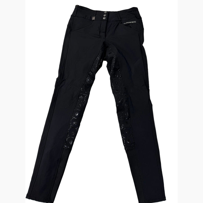 CNT 3149E Romfh Silicone Full Seat Breeches Black 28