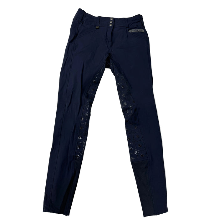 CNT 3149A Romfh Silicone Full Seat Breeches Navy 28L