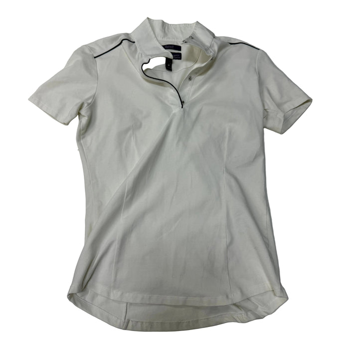 CNT 3149J Essex Classics Short Sleeve Show Shirt White Medium