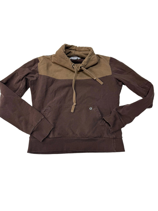 CNT 2383YY Horze Mock Neck Pullover Two Tone Brown 8