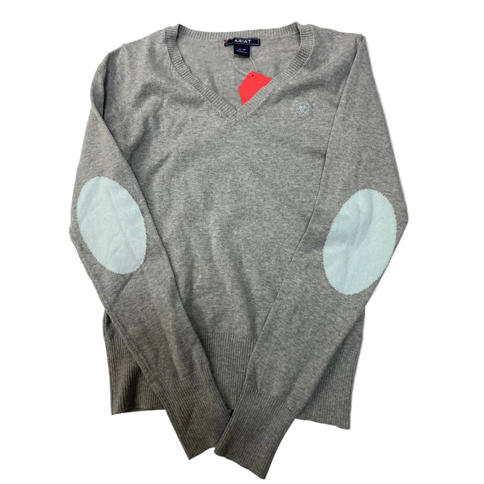 CNT 2906K Ariat V Neck Sweater Light Grey XS