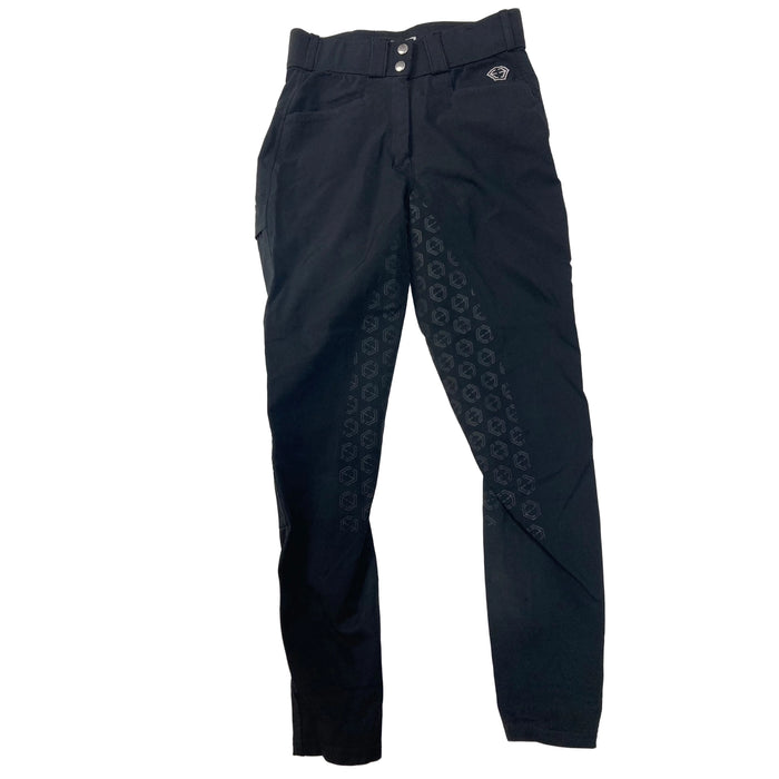 CNT 2906N Ethos Equestrian Silicone Full Seat Breeches Black Size 26