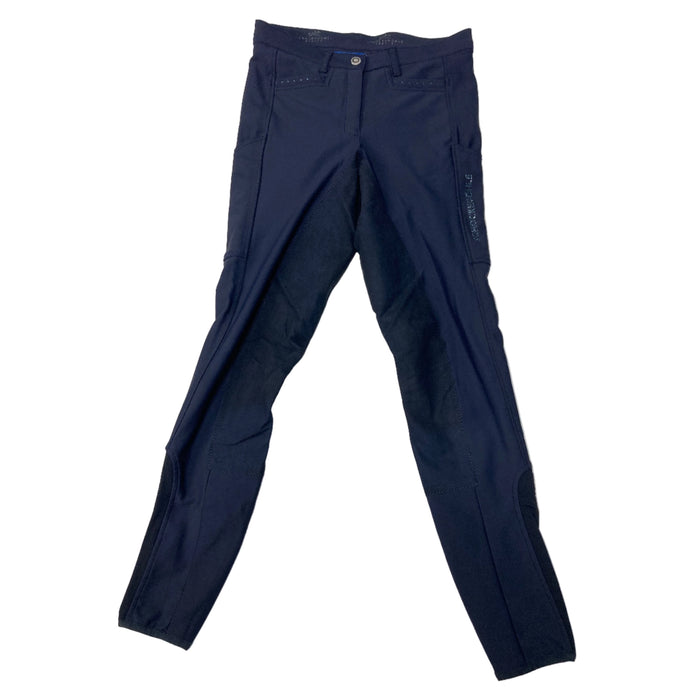 CNT 2916G Schockemohle Full Seat Breeches Navy 26R